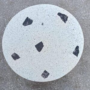 abstract white Terrazzo top