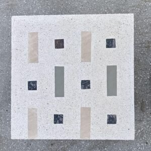 line block pattern Terrazzo Tiles
