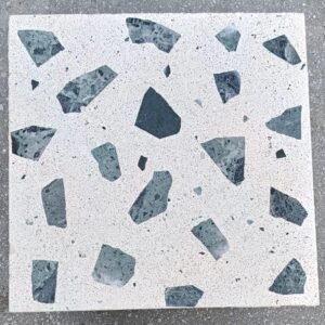 Terrazzo Tiles grey and white pattern