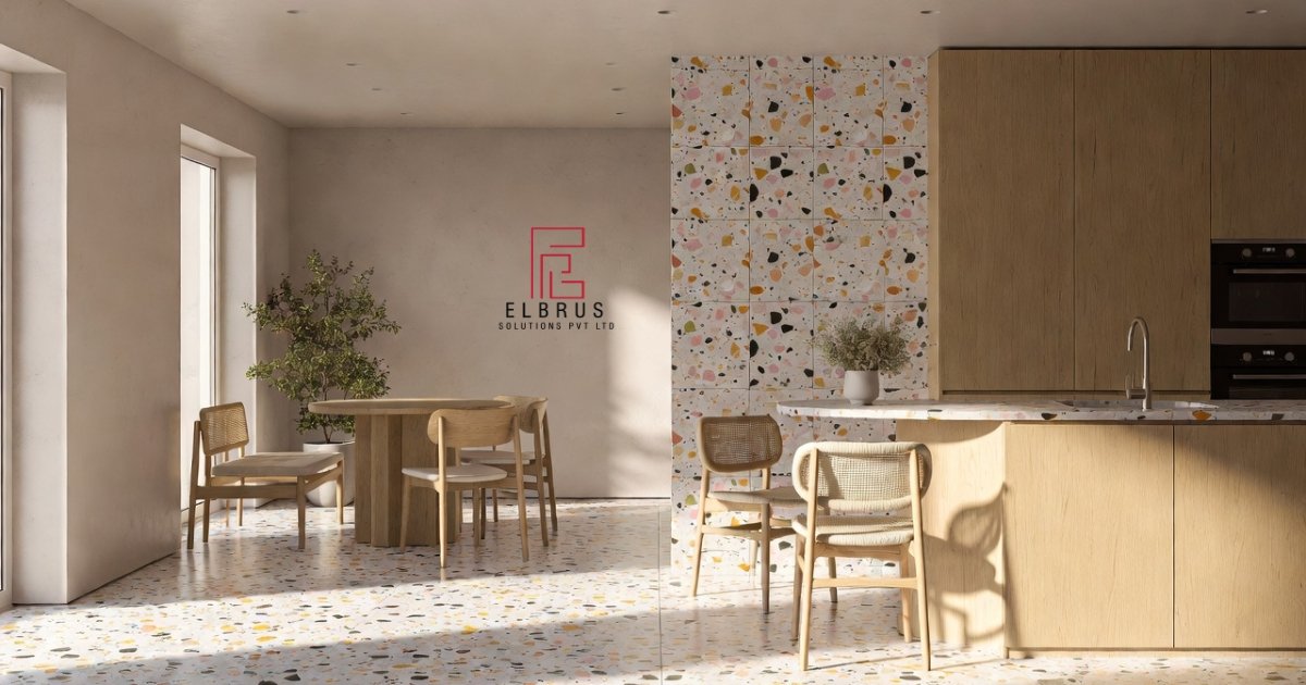 Close-up of terrazzo texture illustrating what terrazzo is and its renewed popularity